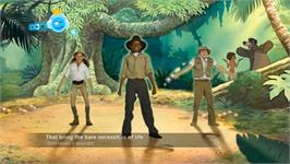 In game image of Just Dance - Disney Party on the Nintendo Wii.