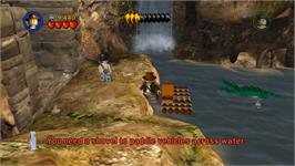 In game image of Lego Indiana Jones - The Original Adventures on the Nintendo Wii.