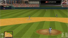 In game image of Major League Baseball 2k12 on the Nintendo Wii.