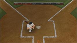 In game image of Major League Baseball 2k9 on the Nintendo Wii.