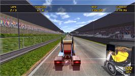 In game image of Maximum Racing - Super Truck Racer on the Nintendo Wii.