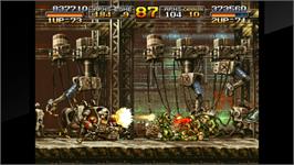 In game image of Metal Slug 3 (NG) on the Nintendo Wii.