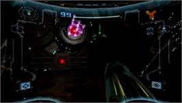 In game image of Metroid Prime Trilogy on the Nintendo Wii.