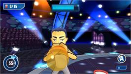 In game image of Minute to Win It on the Nintendo Wii.