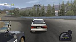 In game image of Need For Speed Prostreet on the Nintendo Wii.