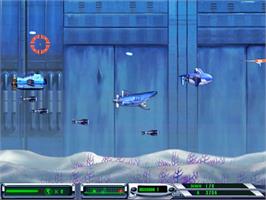 In game image of Ocean Commander on the Nintendo Wii.