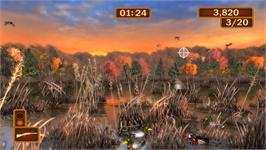 In game image of Pheasants Forever - Wingshooter on the Nintendo Wii.