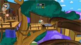 In game image of Phinéas Et Ferb - Voyage Dans La Deuxième Dimension on the Nintendo Wii.