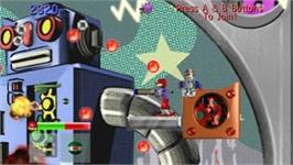 In game image of Planet Pachinko on the Nintendo Wii.
