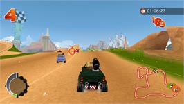 In game image of Racers' Islands - Crazy Racers on the Nintendo Wii.