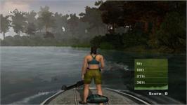 In game image of Rapala Fishing Frenzy on the Nintendo Wii.