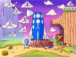In game image of Reader Rabbit Preschool on the Nintendo Wii.