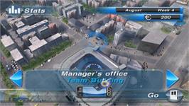 In game image of Real Madrid - The Game on the Nintendo Wii.