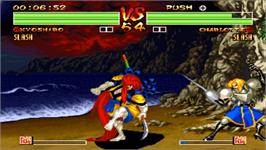 In game image of Samurai Shodown Anthology on the Nintendo Wii.
