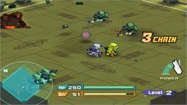 In game image of Sd Gundam - Scad Hammers on the Nintendo Wii.