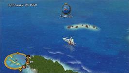 In game image of Sid Meier's Pirates! on the Nintendo Wii.