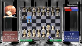 In game image of Silver Star Chess on the Nintendo Wii.