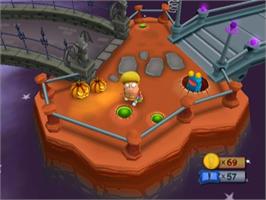 In game image of Six Flags Fun Park on the Nintendo Wii.