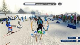 In game image of Ski And Shoot on the Nintendo Wii.