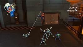 In game image of Spider-man - Allié Ou Ennemi on the Nintendo Wii.