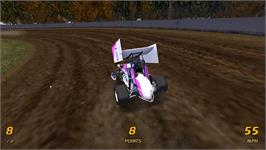 In game image of Sprint Cars on the Nintendo Wii.
