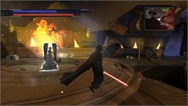 In game image of Star Wars - Le Pouvoir De La Force on the Nintendo Wii.