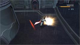 In game image of Star Wars - Le Pouvoir De La Force 2 on the Nintendo Wii.