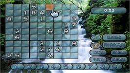 In game image of Sudoku Challenge! on the Nintendo Wii.