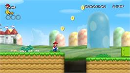 In game image of Super Mario Bros. 3 (NES) on the Nintendo Wii.