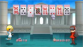 In game image of Tenshi No Solitaire on the Nintendo Wii.