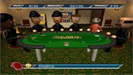 In game image of Texas Hold'em Tournament on the Nintendo Wii.