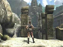 In game image of Tomb Raider Underworld on the Nintendo Wii.
