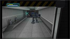 In game image of Transformers - La Revanche on the Nintendo Wii.