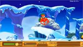 In game image of Veggy World on the Nintendo Wii.
