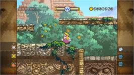 In game image of Wario Land - The Shake Dimension on the Nintendo Wii.