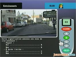 In game image of Warning - Code De La Route on the Nintendo Wii.