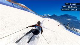 In game image of Winter Sports 2008 - The Ultimate Challenge on the Nintendo Wii.