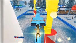 In game image of Wipeout 3 on the Nintendo Wii.