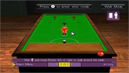 In game image of Wsc Real 09 - World Snooker Championship on the Nintendo Wii.