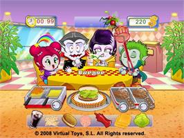 In game image of Yummy Yummy Cooking Jam on the Nintendo Wii.