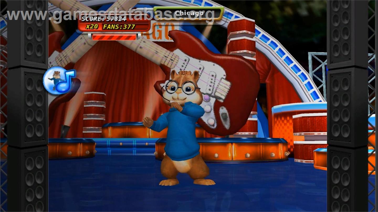 Alvin And The Chipmunks - The Squeakquel - Nintendo Wii - Artwork - In Game