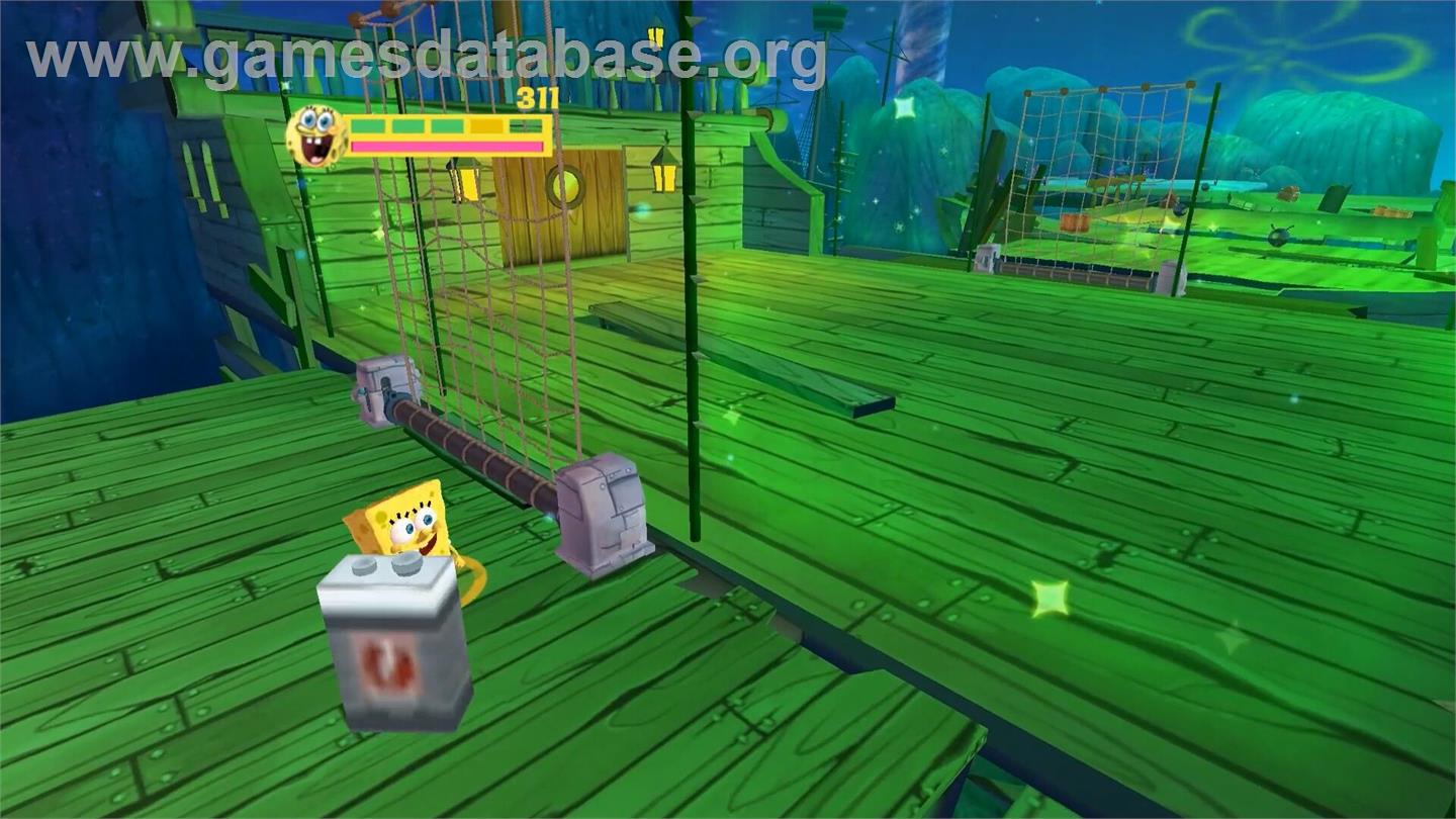 Bob L'eponge - La Vengeance Robotique De Plankton - Nintendo Wii - Artwork - In Game