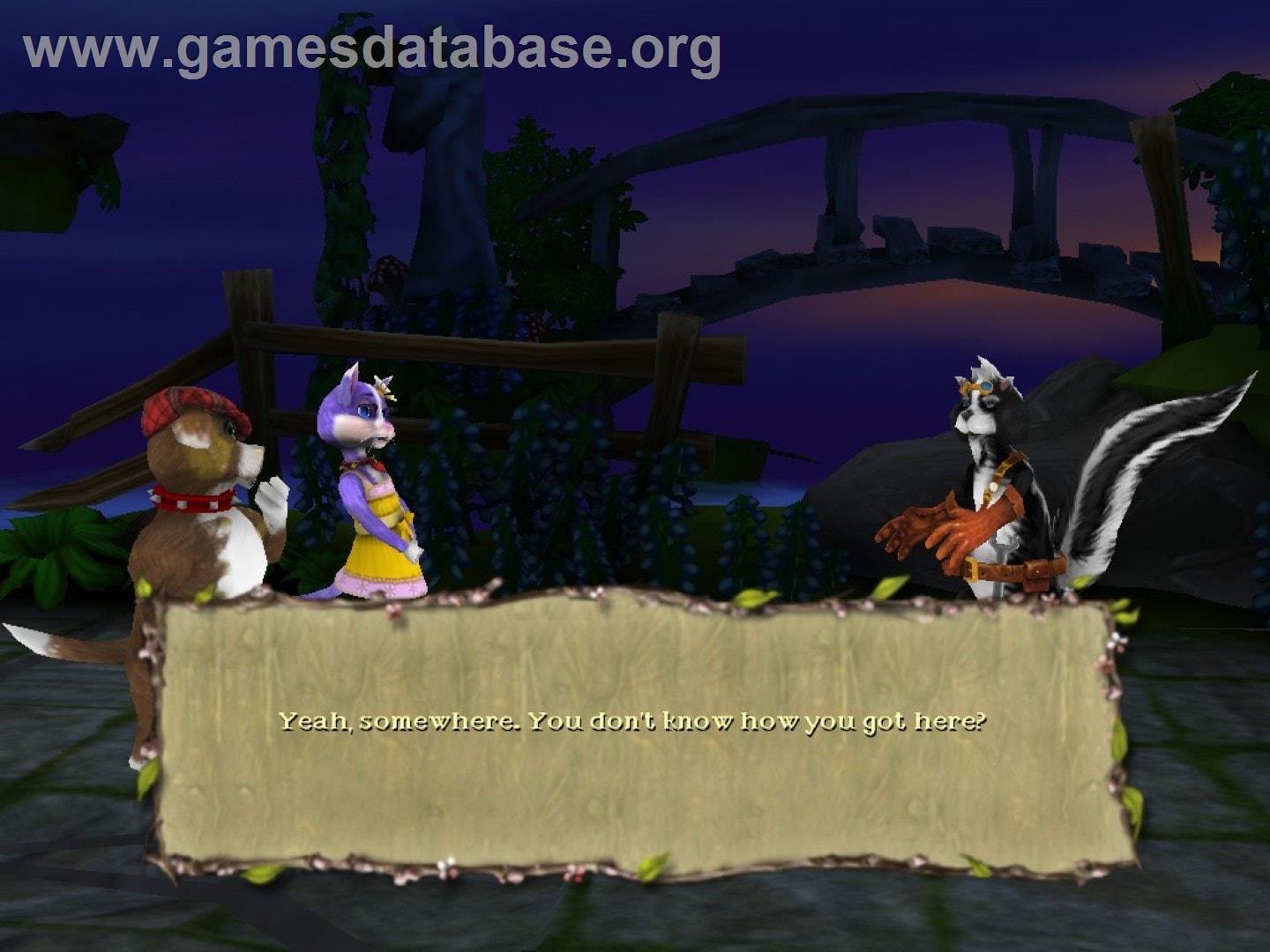 Bruiser And Scratch - Nintendo Wii - Artwork - In Game