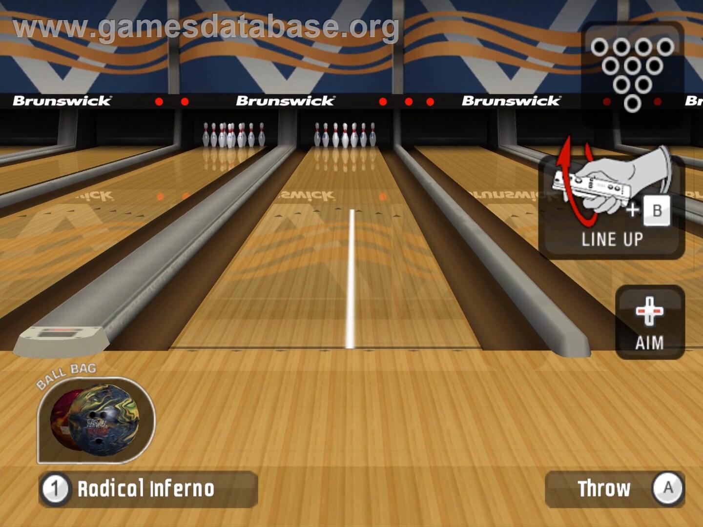 Brunswick Pro Bowling - Nintendo Wii - Artwork - In Game