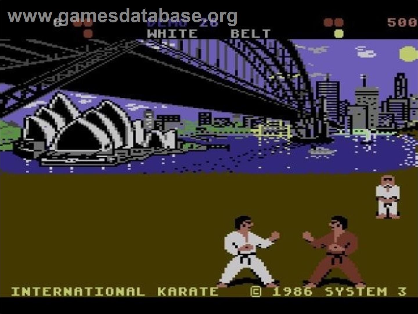 International Karate (C64) - Nintendo Wii - Artwork - In Game