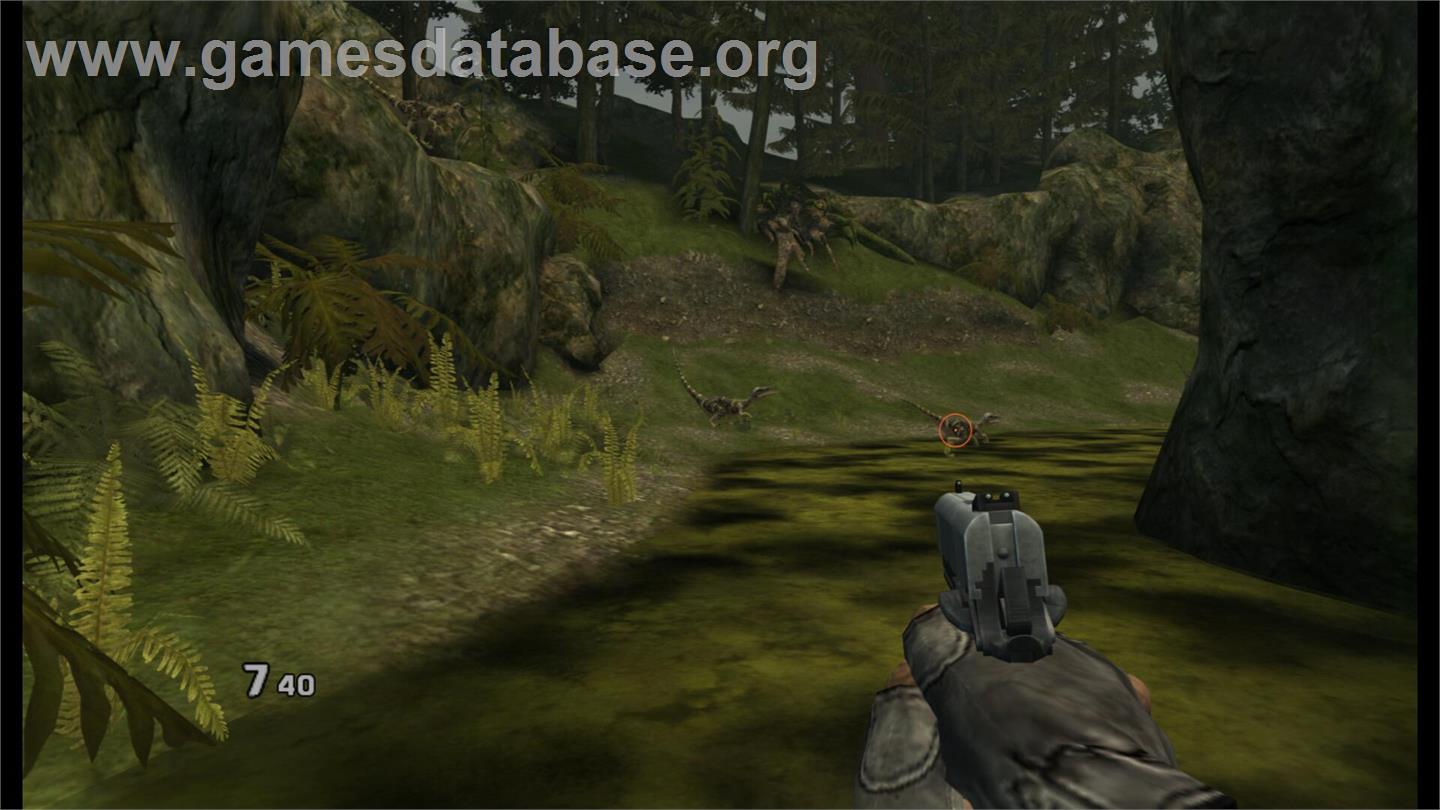 Jurassic - The Hunted - Nintendo Wii - Artwork - In Game