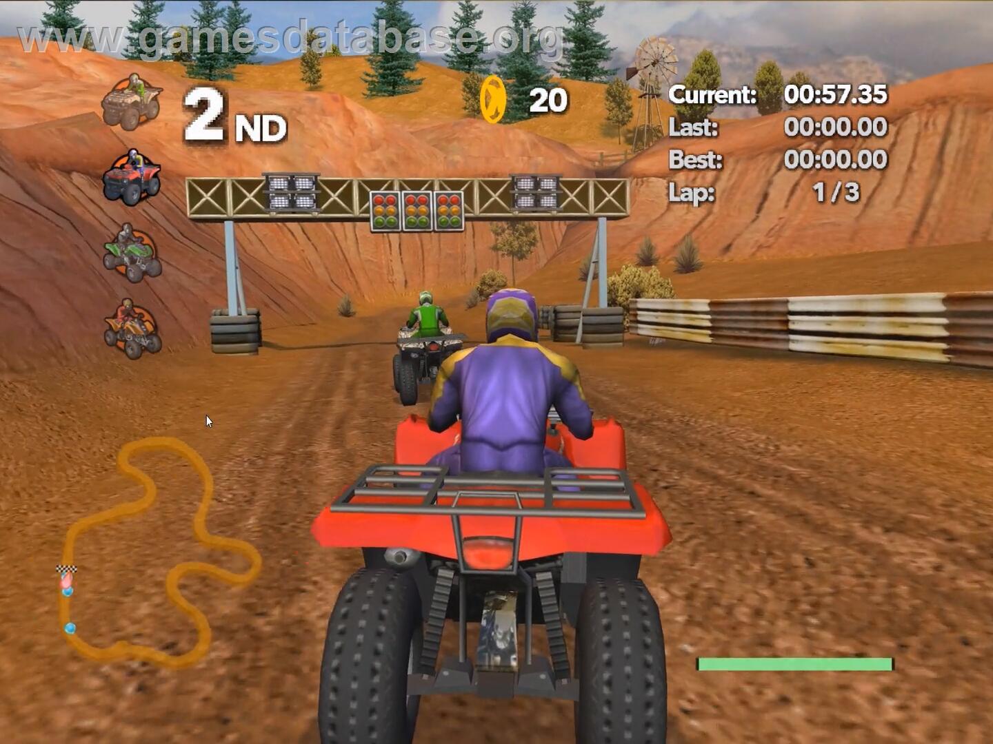 Kawasaki Quad Bikes - Nintendo Wii - Artwork - In Game