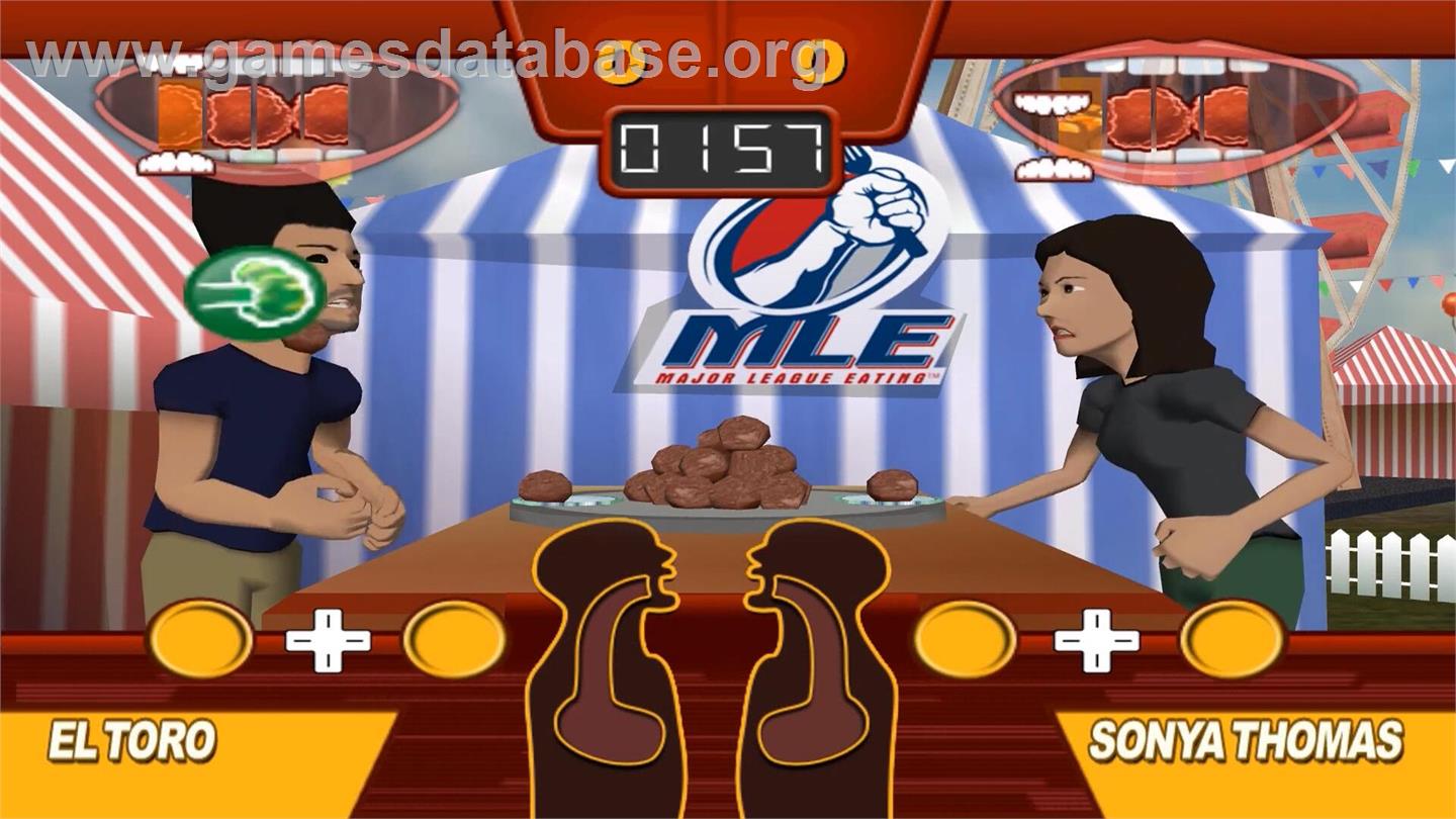 Major League Eating - The Game - Nintendo Wii - Artwork - In Game