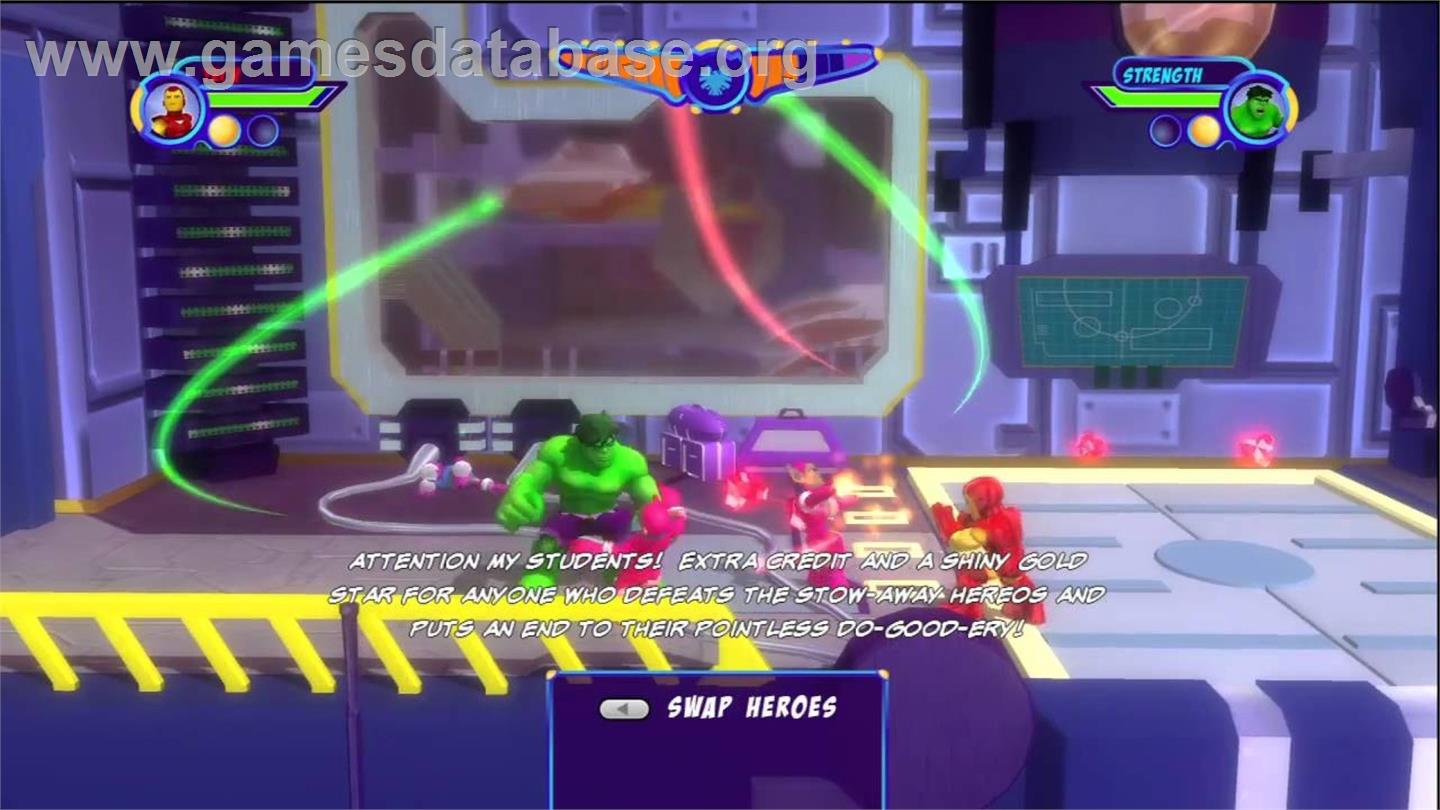 Marvel Super Hero Squad - Le Gant De L'infini - Nintendo Wii - Artwork - In Game