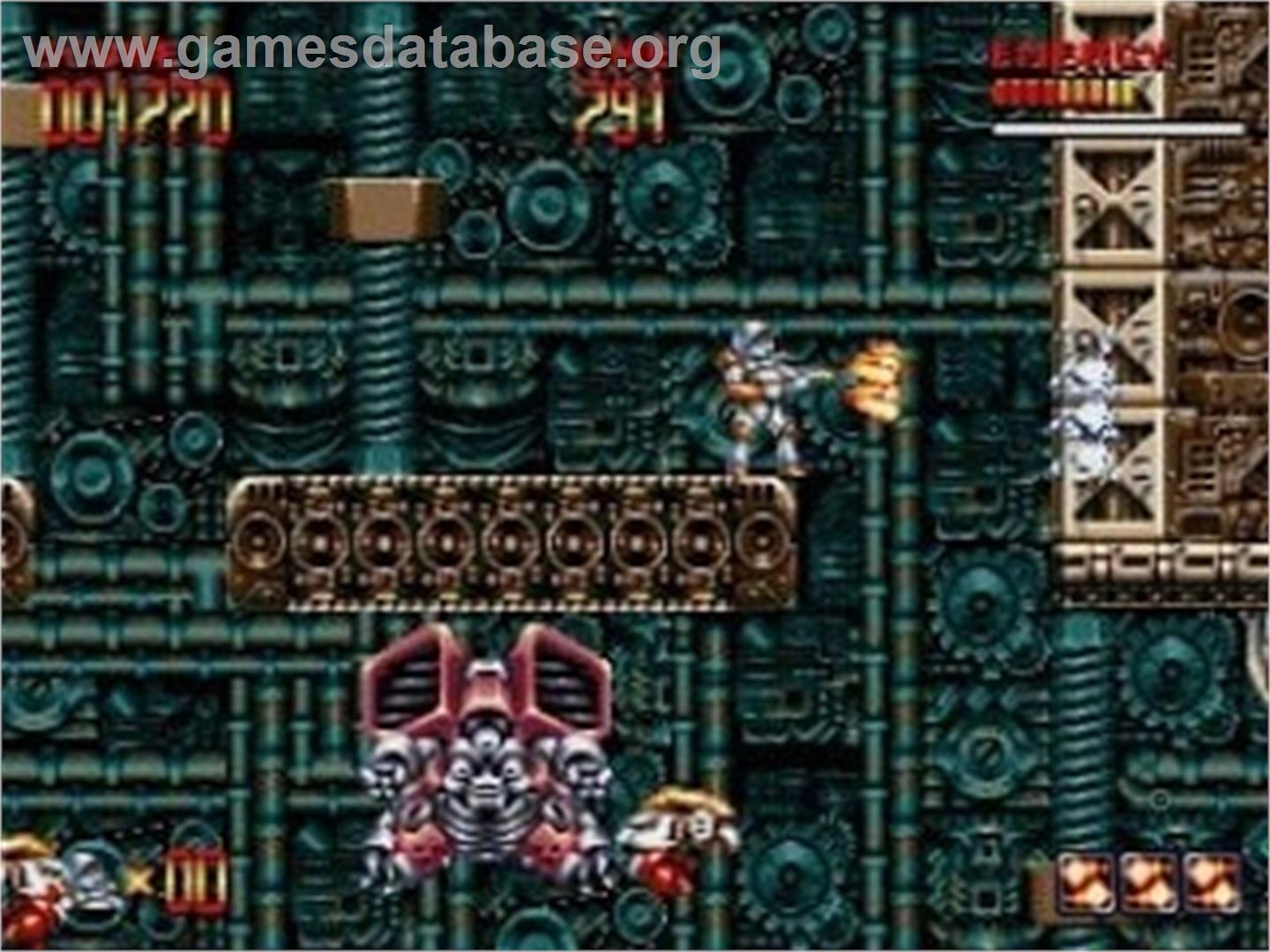 Mega Turrican (SMD) - Nintendo Wii - Artwork - In Game